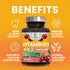 Vitamin D3 K2 2000 IU Plus with K2 (MK-7) 75 mcg, Vitamins D & K Complex Supplement for Bone and Heart Health