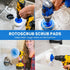 Bathroom Cleaning Scrub Pads with Drill Powered Scrub Brush, Combo Kit for Efficient Cleaning