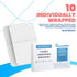 Swimming 8x12, 10 Pack Houseables Waterproof Bandages, Transparent Film Dressing, Waterproof Bandages Post Surgical