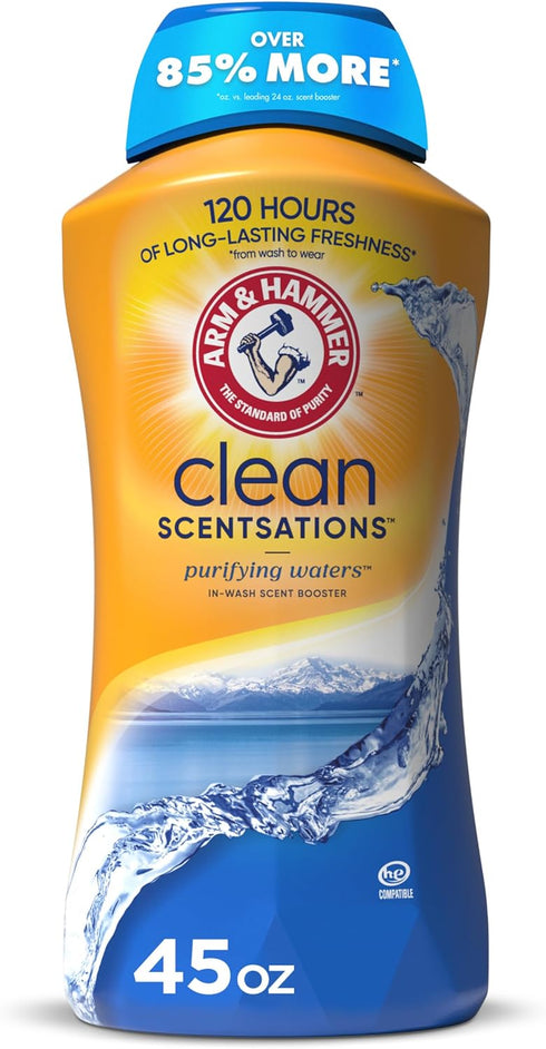 ARM & HAMMER Clean Scentsations In-Wash Scent Booster, Laundry Scent Booster Purifying