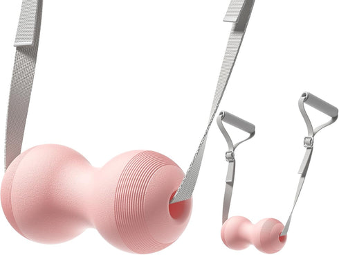 VICSKY Peanut Massage Ball with Handles & Pull Strap - Dual Trigger