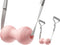 VICSKY Peanut Massage Ball with Handles & Pull Strap - Dual Trigger