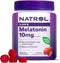 Natrol Melatonin 10mg Gummies 60 Strawberry-Flavored | Sleep Support for Adults