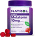 Natrol Melatonin 10mg Gummies 60 Strawberry-Flavored | Sleep Support for Adults