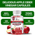 Webuff 700mg 120 Count Immune (Pack 1) Apple Cider Vinegar Capsules | Extra Strength ACV with The Mother | Supports