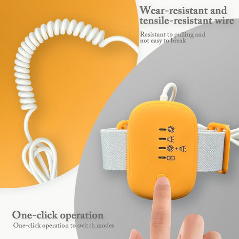 Bedwetting Alarm for Boys and Girls, Pee Alarm with 3 Modes, Potty Training Alarm for Older Kids