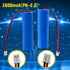 3.7V 2600mAh Rechargeable Lithium-ion Batteries with PH2.0/2P Connector for DIY Electronics Products Toys Lighting