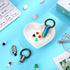 2 Pieces Keychain Pill Holder, Tiny Keychain Medication Container, Waterproof Pill Case for Men Women Travel