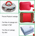Wnanch (0.8/1.1/1.6/2 Reusable(18cm/1.6l) Metal Hot Water Bottle with Cover Removable Liter) for Cosy Nights Hand Feet