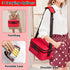 Tesuko Medicine Bag for Traveling with Portable Small Pouch, Double Layer Pill Bottle Organizer Storage Case