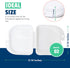 Odorless Retainer Case Pack of 2, Ventilated, Durable & Hygienic for Braces, Dentures & Aligners, 3.14 x 3.14 x 1.1