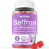 Sugar Free Magnesium Glycinate Gummies 400mg with Saffron, Rhodiola Rosea, Vitamin B6, B12, D3 for Calm - 200mg, 120