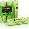 Ni-MH AA 600mAh 1.2V Rechargeable Battery for Solar Lights, Pre-Charged Low Self-Discharge (AA-600mAh-4 Pack)