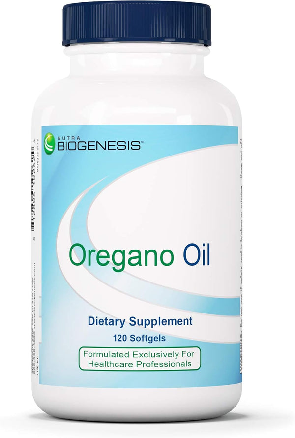 Nutra Biogenesis Oregano Oil Softgel Capsules, 120 Softgels for Immune Support