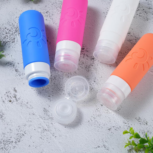 TSA Approved Travel Bottles for Toiletries, 3oz Leak Proof Containers for Shampoo Conditioner Lotion Body Wash