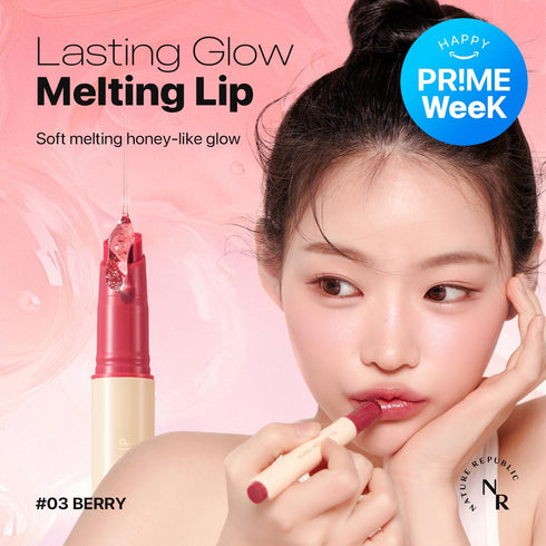 Nature Republic HONEY MELTING LIP (03 BERRY) K-BEAUTY, Lip Plumper, Tint, Balm, Korean, Lip Gloss, Cute, Glow
