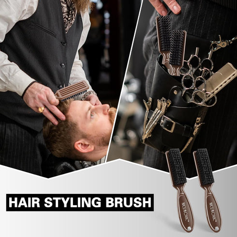 NICEMOVIC 10 Pcs Barber Clipper Cleaning Brush Set, Mini Nylon Brush for Hair Styling, Blade Trimmer Cleaning Supplies