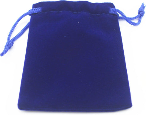 AEAOA Pack of 25 Royal Blue Velvet Drawstring Gift Bags, 4.8" X 3.6" for Jewelry, Candy, Treats, Birthday Favors