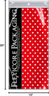 Flexicore Packaging Red Polka Dot Print Gift Wrap Tissue Paper - Size: 15 Inch X 20 Inch, Count: 10 Sheets