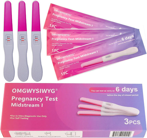 Pregnancy Test Early Detection HCG Tests,6 Days Before Missed Period,High Sensitivity 10