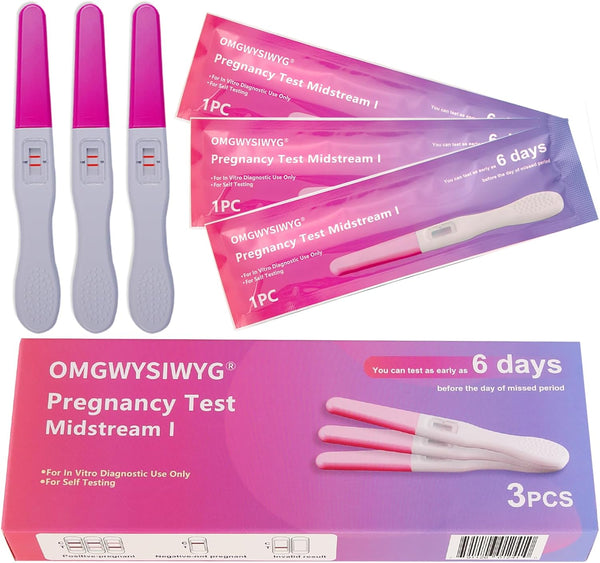 Pregnancy Test Early Detection HCG Tests,6 Days Before Missed Period,High Sensitivity 10