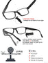 Gaoye Men's 5 Pack Reading Glasses, 1.5, Blue Light Blocking Prescription Readers