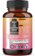 Ceylon Cinnamon Capsules with Ginger Root and Turmeric Curcumin Supplement - 120 Vegan Capsules