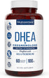 DHEA 100mg Supplement with Pregnenolone 60mg - Supports Hormone Balance, Energy, Mood, Healthy Aging