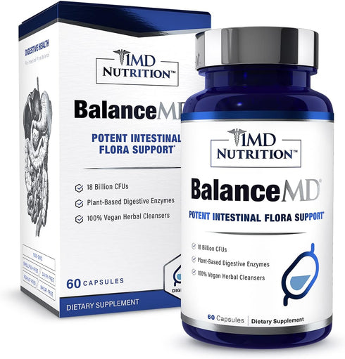 1MD Nutrition BalanceMD Vaginal Probiotics, Oregano & Caprylic Acid with Lactobacillus, 60 Capsules