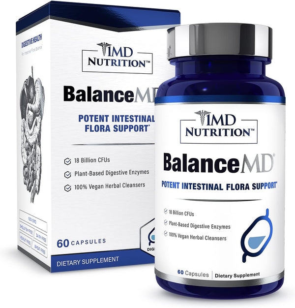 1MD Nutrition BalanceMD Vaginal Probiotics, Oregano & Caprylic Acid with Lactobacillus, 60 Capsules