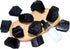 Black Tourmaline Crystals, Bulk Crystals and Healing Stones, Raw Crystals for Decoration, Wicca, Reiki, Chakra (1LB)