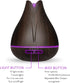 Set 20 400ml 20 4 7 Settings Aromatherapy Essential Oil Diffuser Gift with Oils and Rotating Display Stand - Ultrasonic