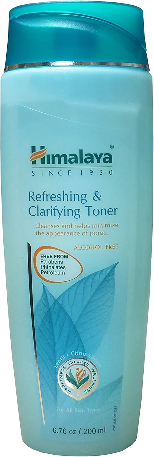 Himalaya Refreshing & Clarifying Toner for Clear Skin, Minimizes Pores & Recedes Oil, 6.76 oz