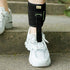 Tenbon Ankle Support Drop Foot Brace Orthosis - Adjustable Comfort Cushioned Wrap Compression for Improved Gait (Black)