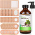 RAJOSEE Castor Oil Pack with 8oz Castor Oil Organic Cold Pressed, Cotton Castor