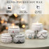 Set 6 Pack 5.7oz 30-35 Candle for Women Gift, Scented Candles, Large Natural Soy Wax Candles in Tins, Stress Relief
