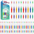 Navona 30 PCS Individually Wrapped Toothbrush Pack, Colorful Manual Set for Travel, Hotels, Donations
