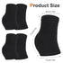 LLOUSSAK 2 5-10 Pair Kids Compression Socks Ankle Brace for Sports, Elastic Kids Ankle Support, Knitted Ankle-Sleeve