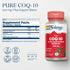 SOLARAY Pure CoQ-10 200 mg, 30 VegCaps - Healthy Heart Function & Energy Support