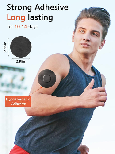40 Pack Libre 2 Sensor Covers, Waterproof Skin-Friendly Freestyle Libre 2 Glucose Sensor Cover for 10-14 Days