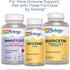 SOLARAY Reacta-C with 500mg Vitamin C, 200mg Sambucus Black Elderberry Extract, Immune Support, 120 Capsules