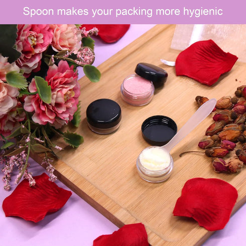 SumDirect 5 Gram Cosmetic Containers - 100Pcs Sample Jars with Lids, Small Plastic Makeup Containers