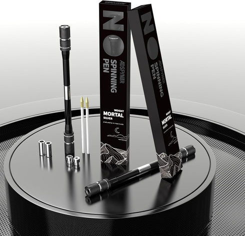 Weighted Mortal Spinning Pen Mod, Pen Spinning Tricks & Practice Heavier, Balanced,