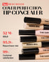 THESAEM Cover Perfection Tip Concealer, Liquid Multi-Use Makeup for Acne, Dark Spots, 0.2 fl.oz. (#1 Clear Beige)