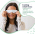 Rescue Hydrogel Self Cooling Compresses, Eye Cooling Pads, Cooling Eye Masks for Puffy Eyes, 12 Count, FSA & HSA