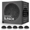Minamul 5 Pack Konjac Exfoliating Organic Facial Sponge Set, Gentle Daily Face Scrub for All Skin Types