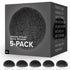 Minamul 5 Pack Konjac Exfoliating Organic Facial Sponge Set, Gentle Daily Face Scrub for All Skin Types