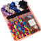 YANRONG Ponytail Holders and Scrunchies Mix for Girls and Women, Traceless Elastic Ropes, Rubber Bands (2155PCS)