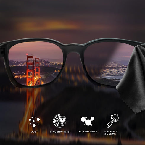Bulk Eyeglasses Cleaning Microfiber Cloths (5.5"x5.5", 5 Colors, 100 pcs, No Logo, Sublimation Cloths Blank) for