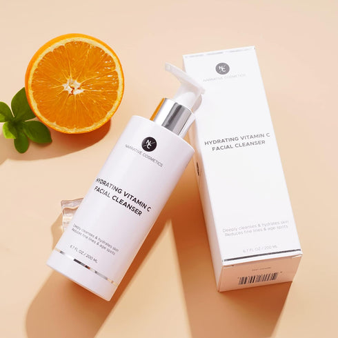 Vitamin C Face Wash Cleanser, Ultimate Water-Based Cleanser for Women, Anti-Aging, 6.7 Fl Oz (200ml)